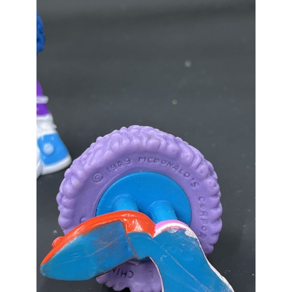 Set of 3 McDonald's Funny Fry Guys on stilts, heel/sneaker and basketball - Picture 5 of 7